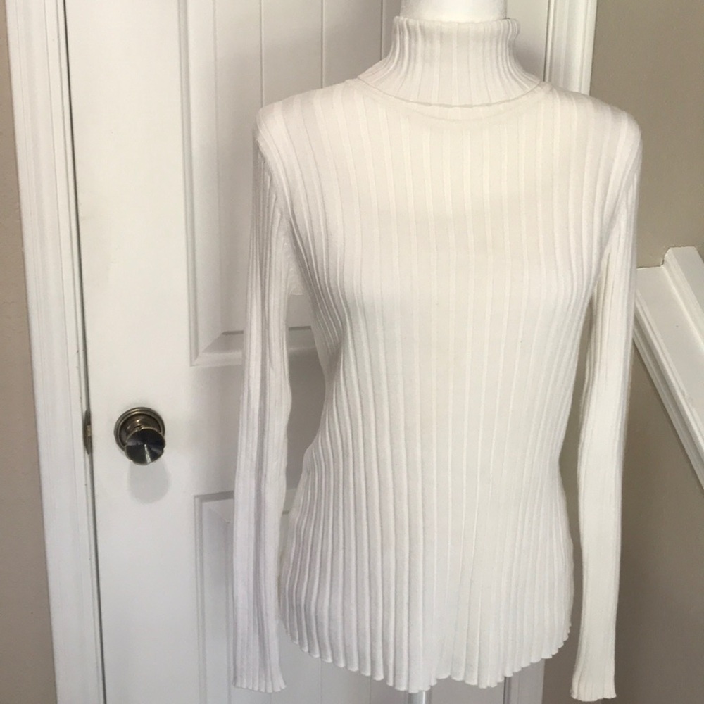 White Turtleneck